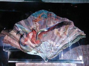 Das Ende des Jahrhunderts und der Beginn des Jahrhunderts, allegorischer Fächer