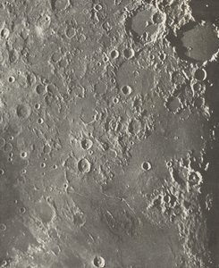 Photographie Lunaire Albategnius - Triesnecker - Manilius, 1903 von Maurice Loewy