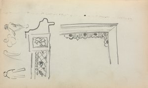 Italienisches Skizzenbuch: Architektonische Details und Figuren (Seite 199)