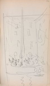 Italienisches Skizzenbuch: Boot mit Figuren (Seite 172)