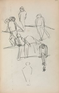 Italienisches Skizzenbuch: Figuren (Seite 200) von Maurice Prendergast
