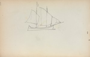 Italienisches Skizzenbuch: Segelboot (Seite 224)