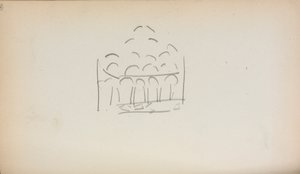 Italienisches Skizzenbuch: San Marco (Seite 186) von Maurice Prendergast