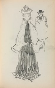 Italienisches Skizzenbuch: Stehende Frau und Mann (Seite 125)