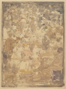 Szene im Freiluftcafé von Maurice Brazil Prendergast