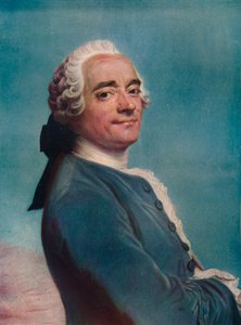 Selbstporträt mit Spitzenjabot, ca. 1750 von Maurice Quentin de La Tour