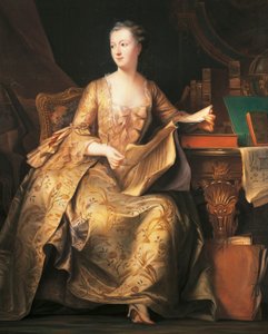 Porträt der Marquise de Pompadour von Maurice Quentin de La Tour