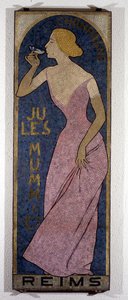 Werbeplakat für Champagner Mumm, von Realier-Dumas