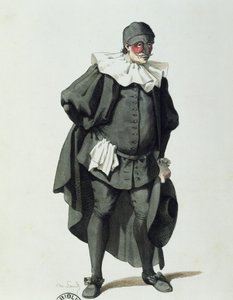 Dottor Balanzone im Jahr 1653 von Maurice Sand
