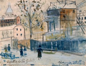 Moulin de la Galette von Maurice Utrillo