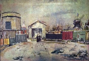 Der Turm des Philosophen von Maurice Utrillo