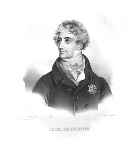 Armand-Emmanuel de Vignerot du Plessis, 1820er Jahre