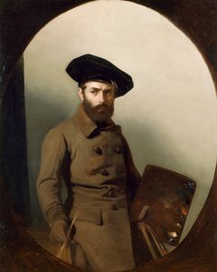 Porträt des Malers Carlo Bellosio von Mauro Conconi