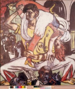 Apachentanz von Max Beckmann