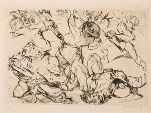 Angriff von Max Beckmann
