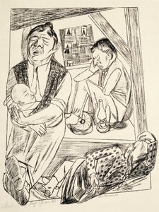 Bei Nacht von Max Beckmann