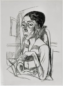 Porträt der Tänzerin Sent M’ahesa von Max Beckmann