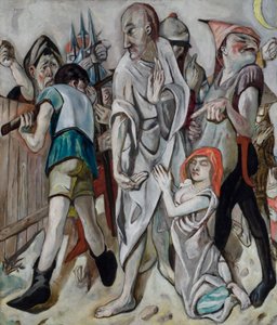 Christus und der Sünder von Max Beckmann