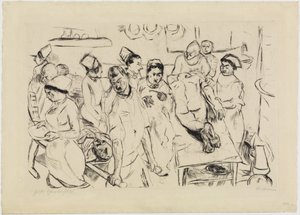 Große Operation von Max Beckmann