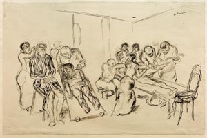 Großer Operationssaal von Max Beckmann