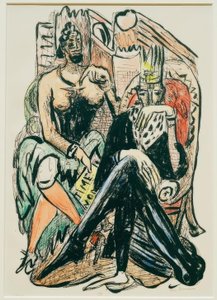 König und Demagoge von Max Beckmann