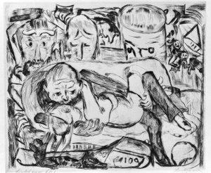 Liebespaar II von Max Beckmann