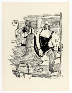 Morgen, Platte 11 aus Tag und Traum von Max Beckmann