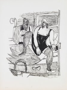 Morgen, Platte 11 aus dem Portfolio „Tag und Traum“ von Max Beckmann