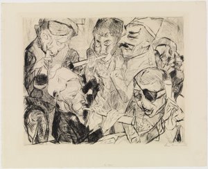 Prosit Neujahr 1917 von Max Beckmann