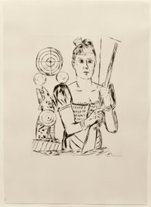 Schießbude von Max Beckmann