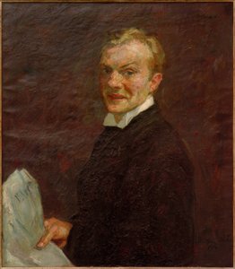 Selbstbildnis (lachend) von Max Beckmann