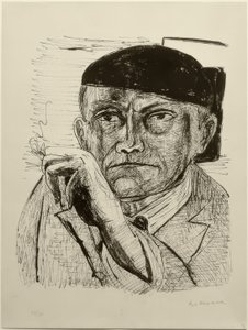 Selbstbildnis von Max Beckmann