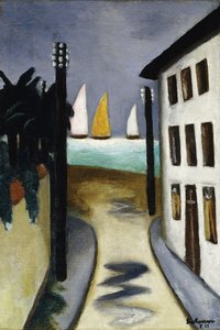 Kleine Landschaft, Viareggio von Max Beckmann