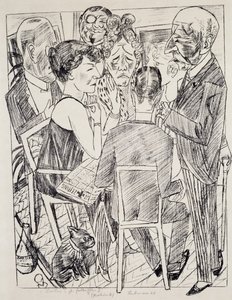 Die Enttäuschten I von Max Beckmann
