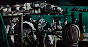 Der Hafen von Genua von Max Beckmann
