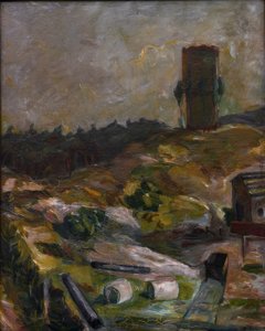 Wasserturm in Hermsdorf von Max Beckmann