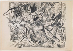 Platte 4: Martyrium von Max Beckmann