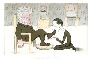 Henrik Ibsen, empfängt Mr. William Archer in Audienz, 1904