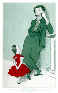 Matthew Arnold 1822-1888 und seine Nichte, 1904 von Henry Maximilian Beerbohm