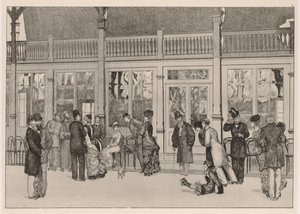 Ein Handschuh: Der Ort, 1880