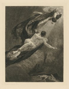 Eine Liebe, Blatt 7: Neue Träume vom Glück von Max Klinger