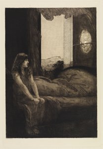 Erwachen (Eine Liebe, Opus X, Blatt 8) von Max Klinger