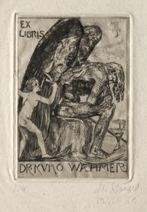 Ex Libris Dr. Kuno Waehmer von Max Klinger