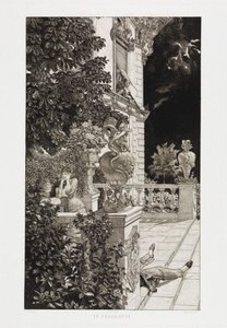 In Flagranti (Dramen, Opus IX, Blatt 1) von Max Klinger