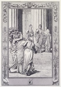 Psyche und Venus, Tafel 33 aus der Serie „Amor und Psyche: Opus V“ von Max Klinger