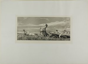 Verfolgter Zentaur, Platte drei aus Intermezzos