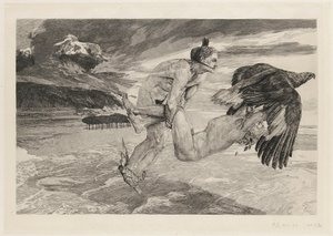 Die Entführung des Prometheus, Tafel 14, Brahms-Fantasie, Op. XII von Max Klinger