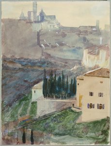 Ansicht von Siena von Max Klinger