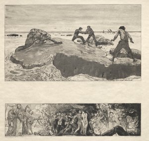 Vom Tode I, (Opus II, 1889) Nr. 2 von Max Klinger