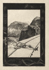 Vom Tode I, (Opus II, 1889) Nr. 8 von Max Klinger